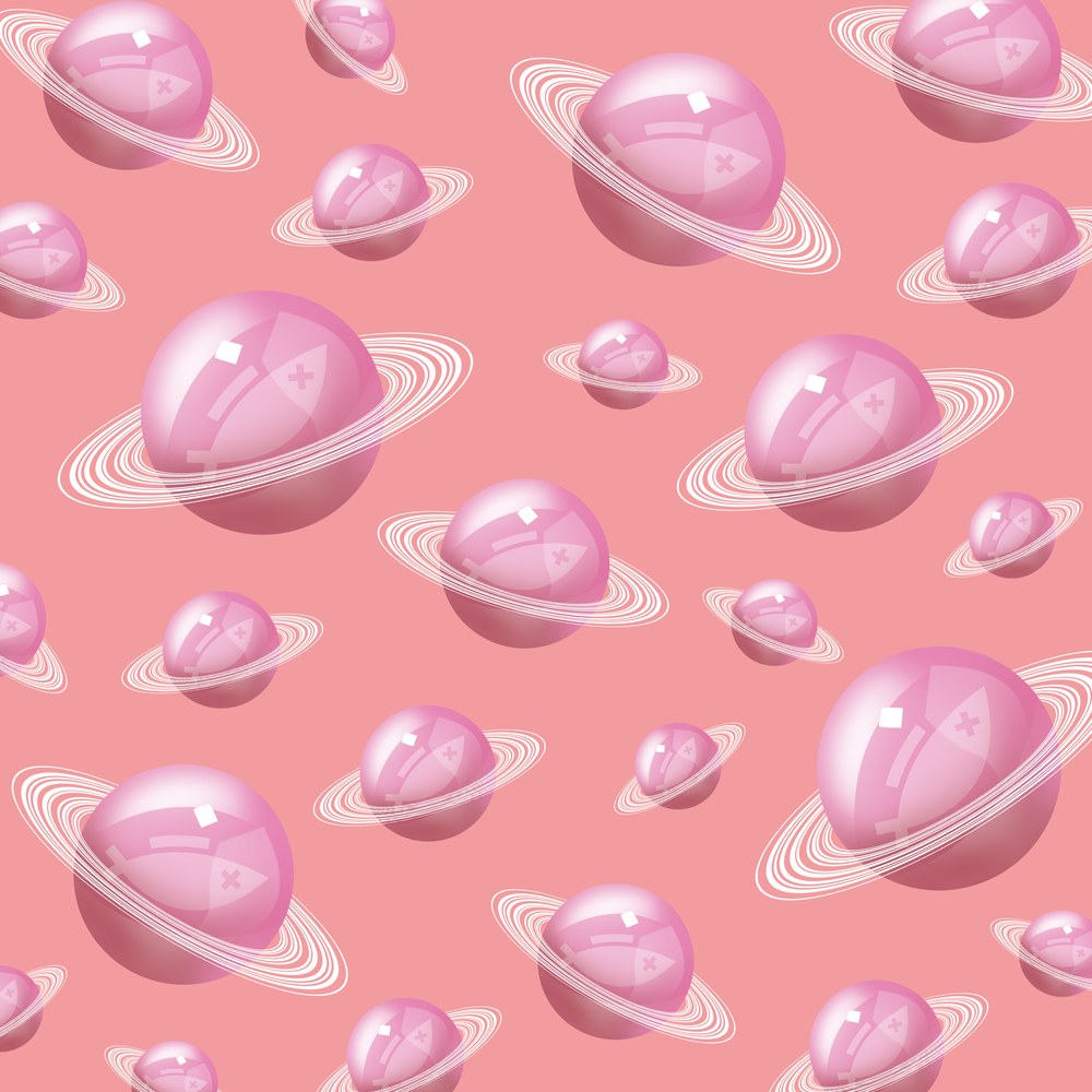 Pink Planet print