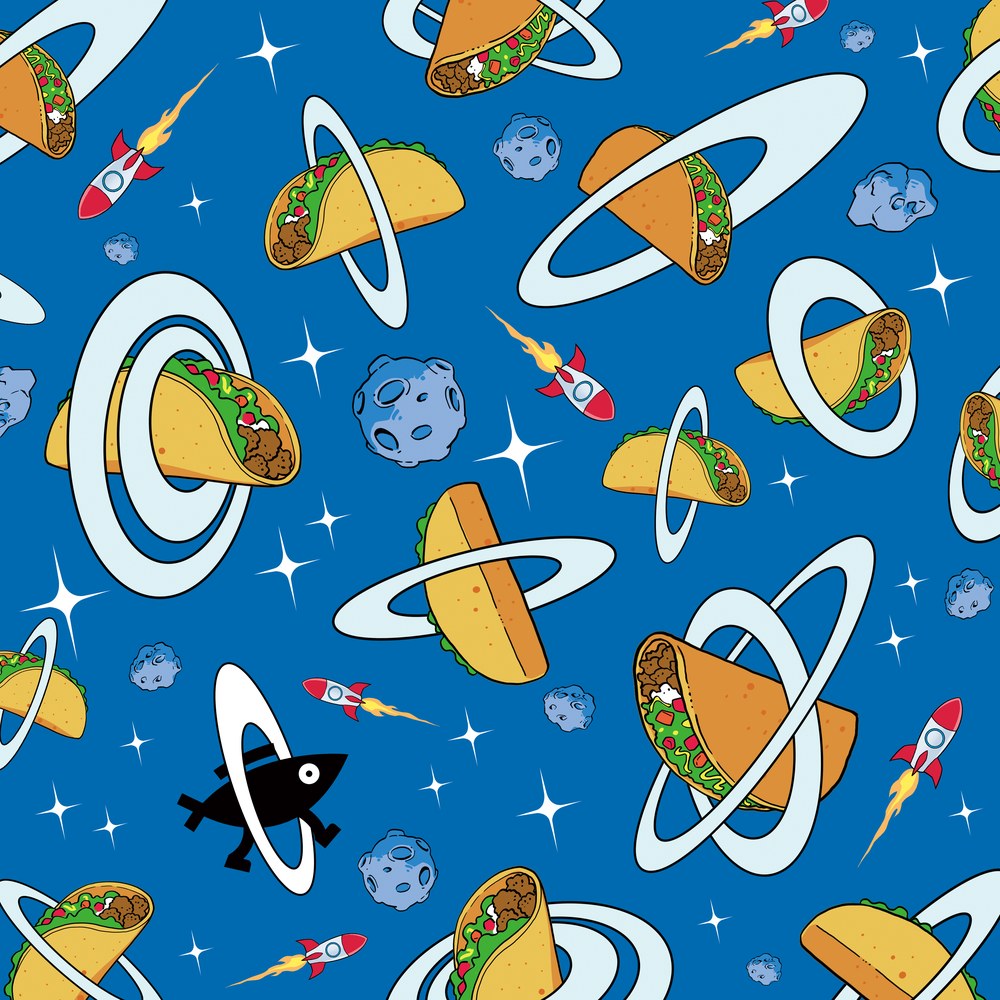 Space Burrito print